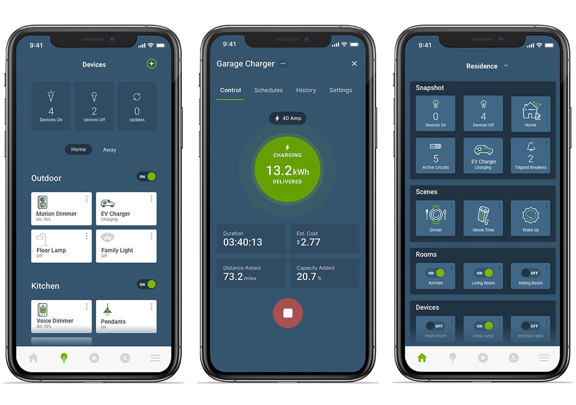 My Leviton Phone App - EV Charging 