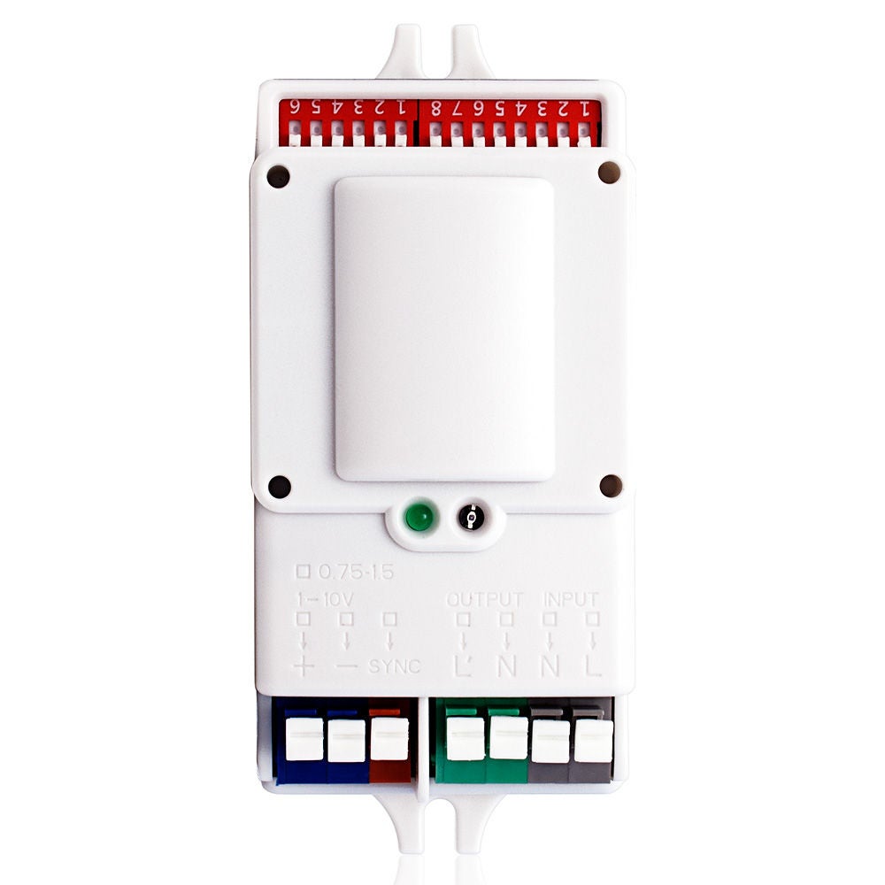 High frequency microwave occupancy sensor with 0-10V dimming