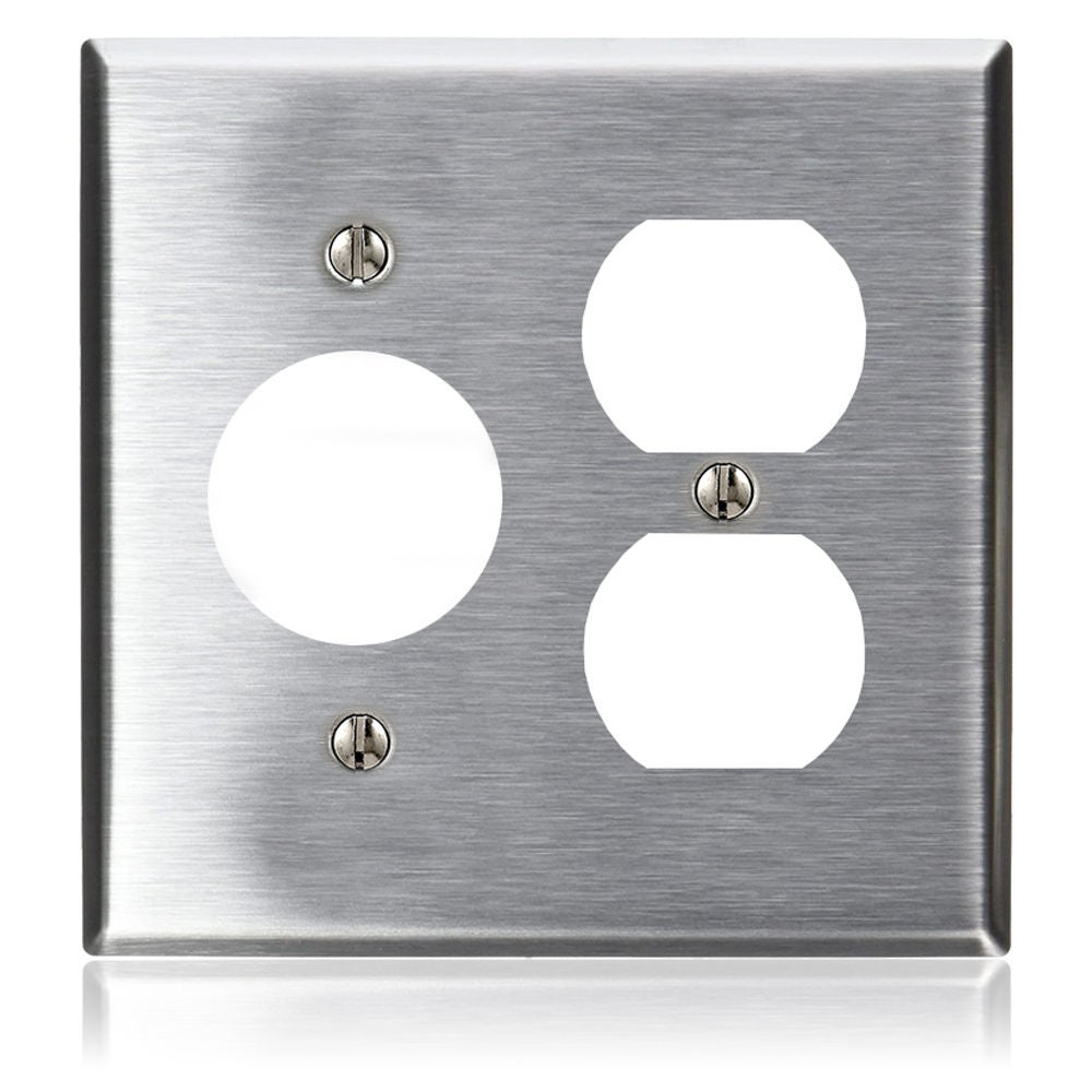 84046-40 2 Gang Combo Wallplate