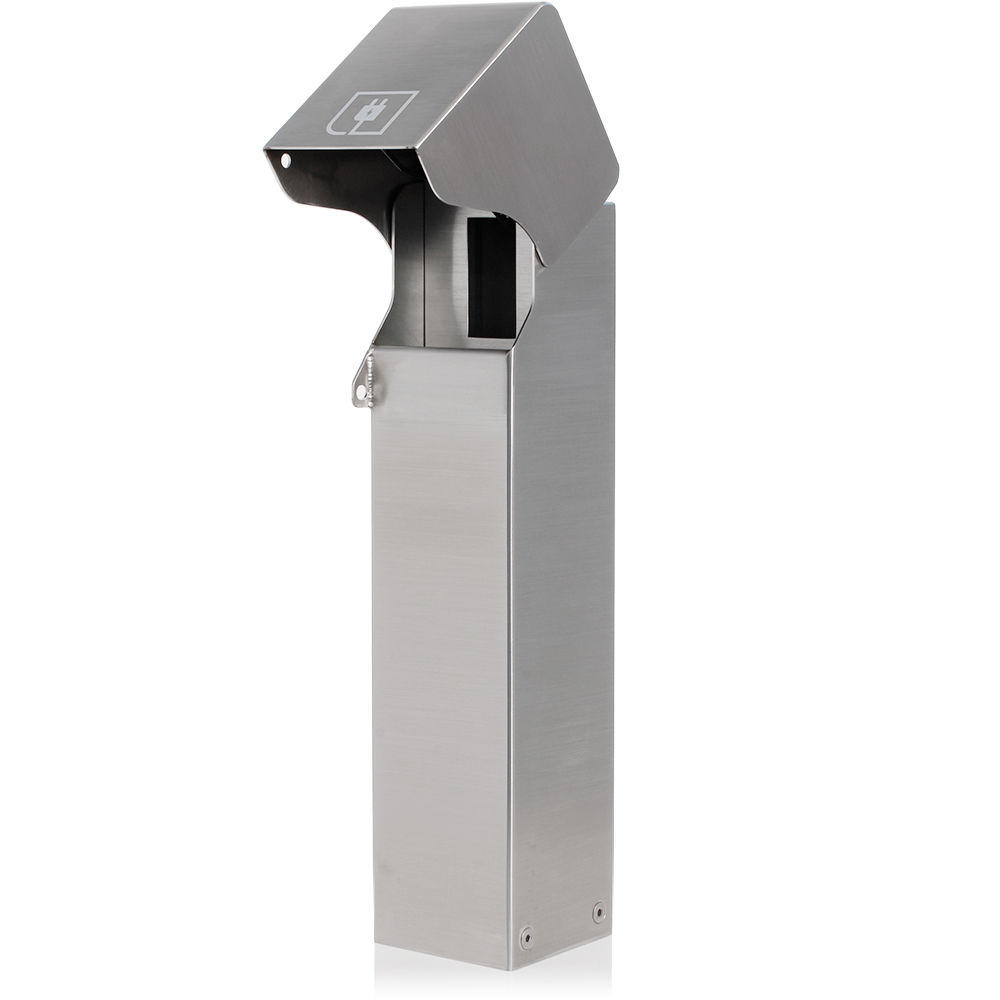 Product image for Power Pedestal, Flush Hinge, Surface Mount