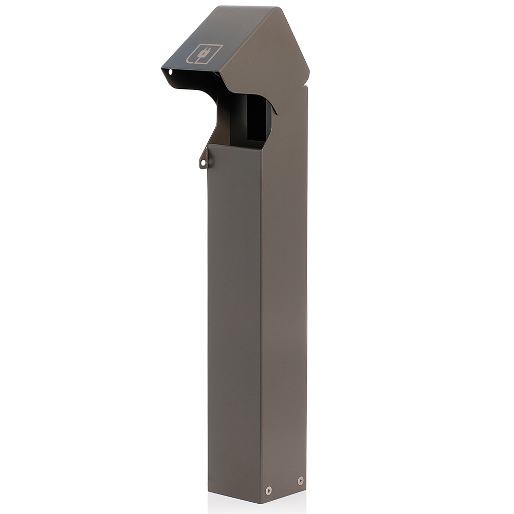 Product image for Power Pedestal, Flush Hinge, Surface Mount