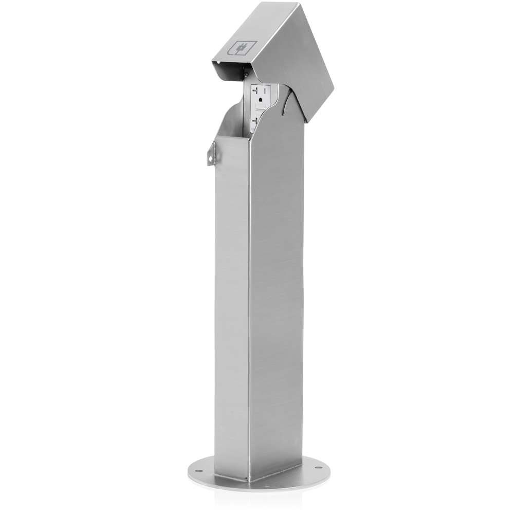 Product image for Power Pedestal Kit, Standard Hinge, Surface Mount