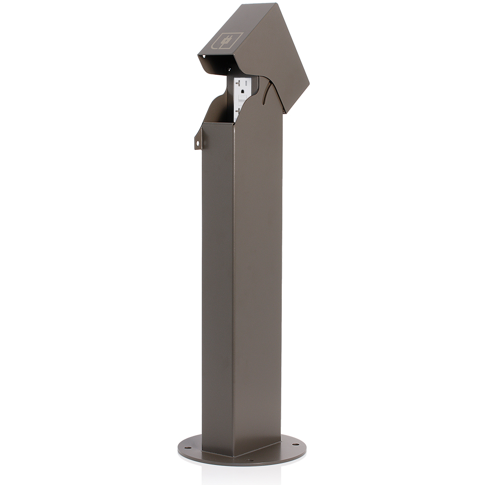 Product image for Power Pedestal Kit, Standard Hinge, Surface Mount