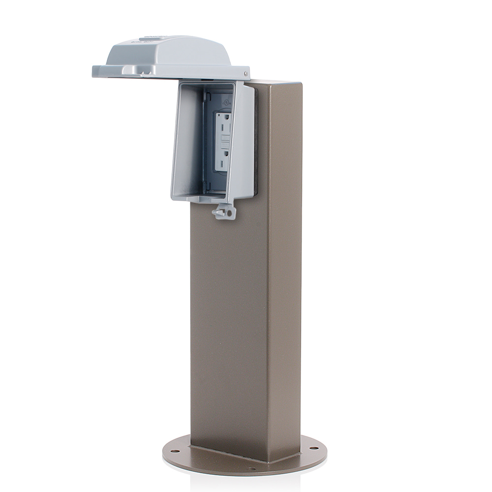 Product image for Power Pedestal Kit, No Hinge, Surface Mount