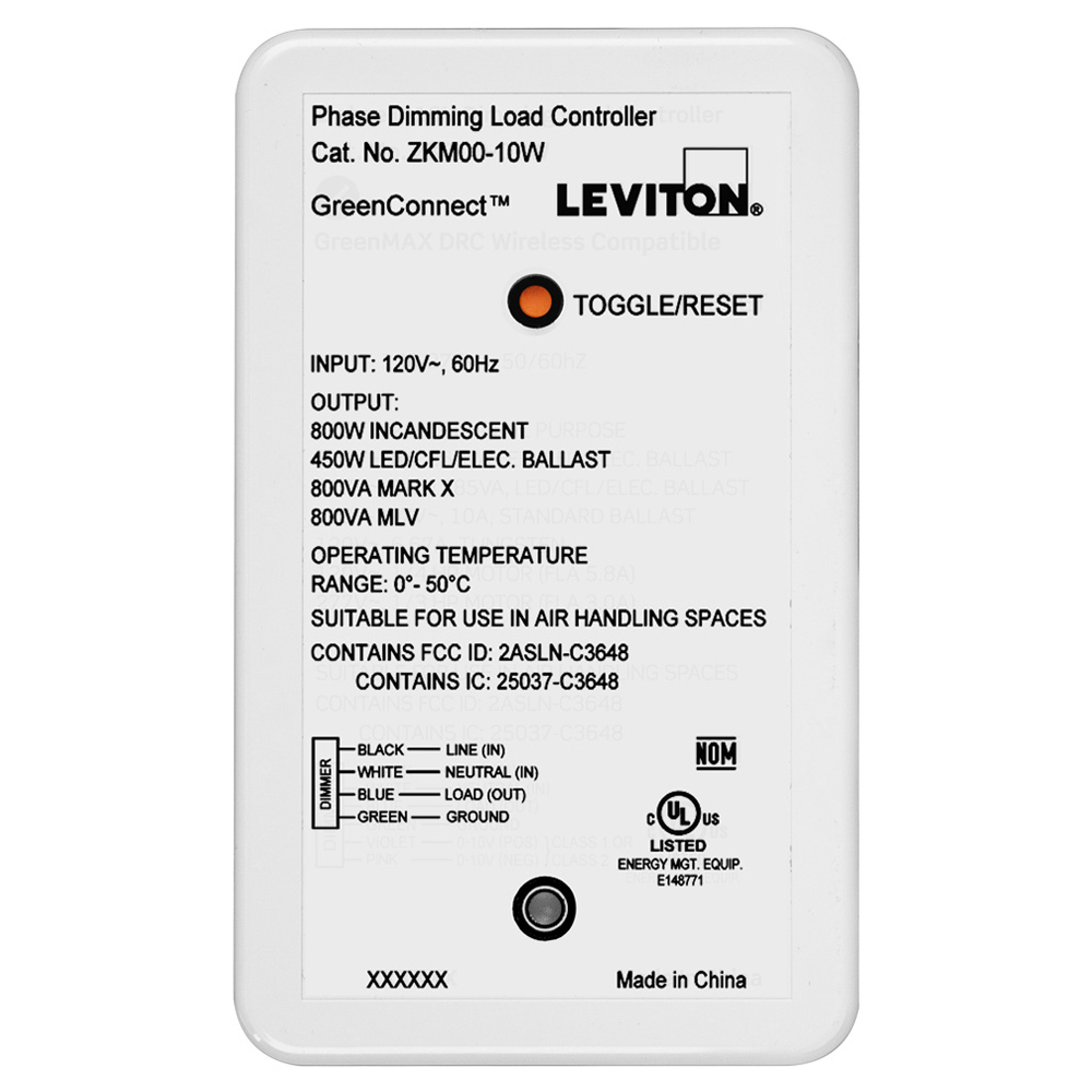 Product image for GreenConnect, Load Controller, 800W Dimming, Wireless