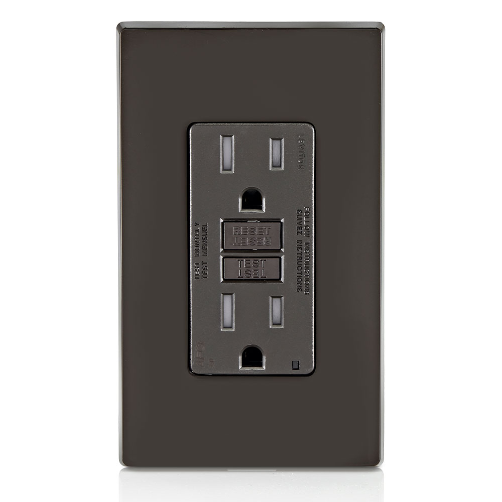 Product image for 15 Amp, Tamper-Resistant AFCI Outlet with LED Indicator Light